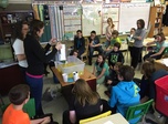  Animation en classe pour l’activité Aquaculture avec la classe de 6e année de l’école Sainte-Marie de Val d’Or.